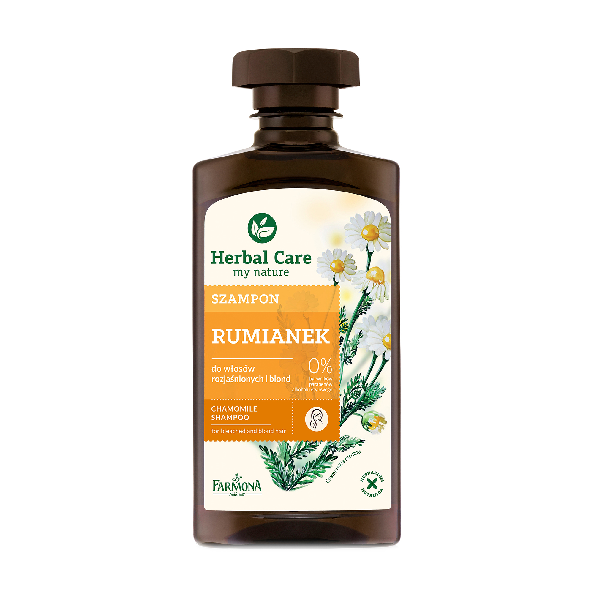 Шампунь Farmona Herbal Care Chamomile Shampoo Ромашковий, для пофарбованного волосся, 330 мл